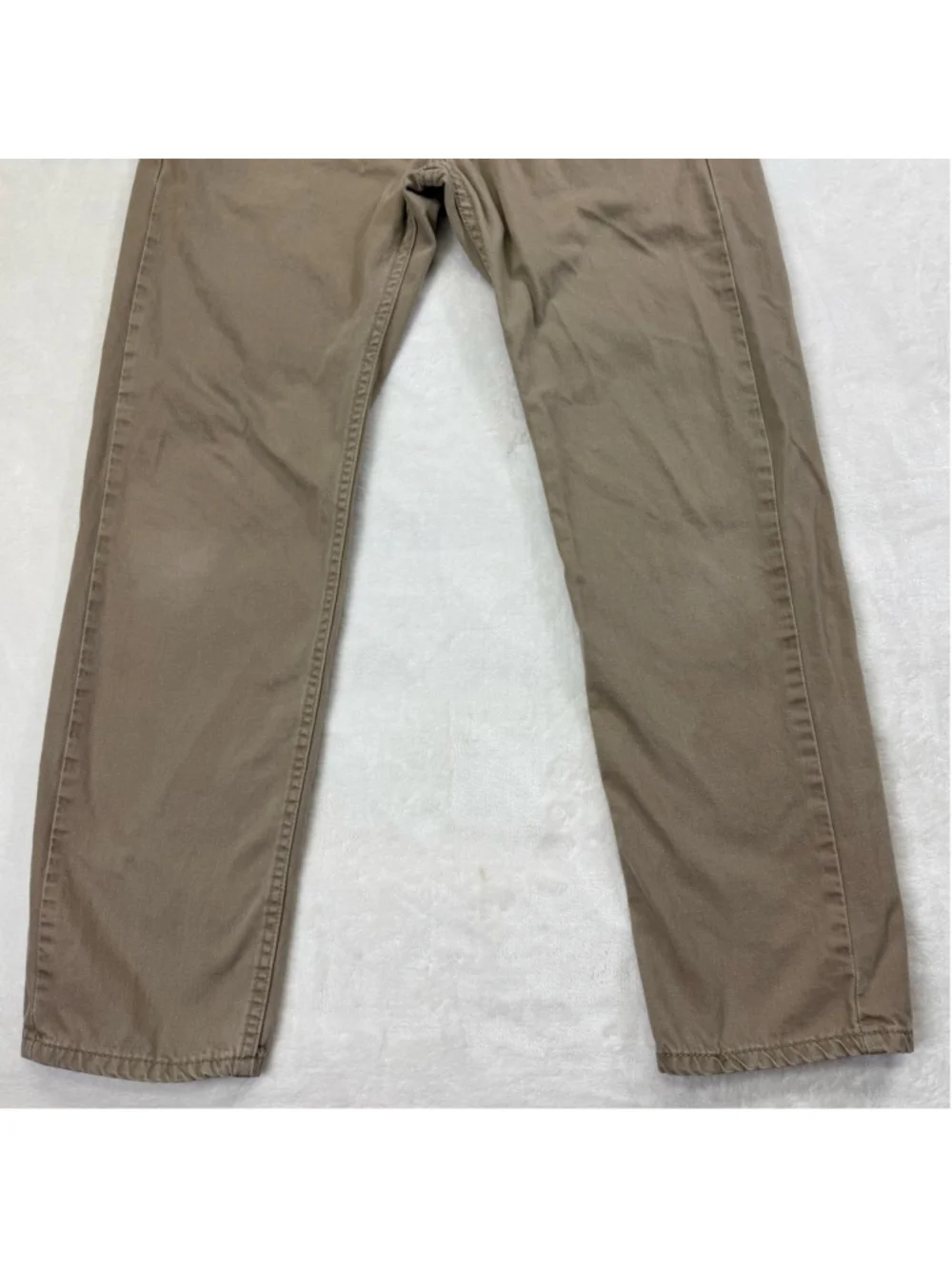 Men's Levi's 505 33x30 Regular Fit Jeans Khaki Beige